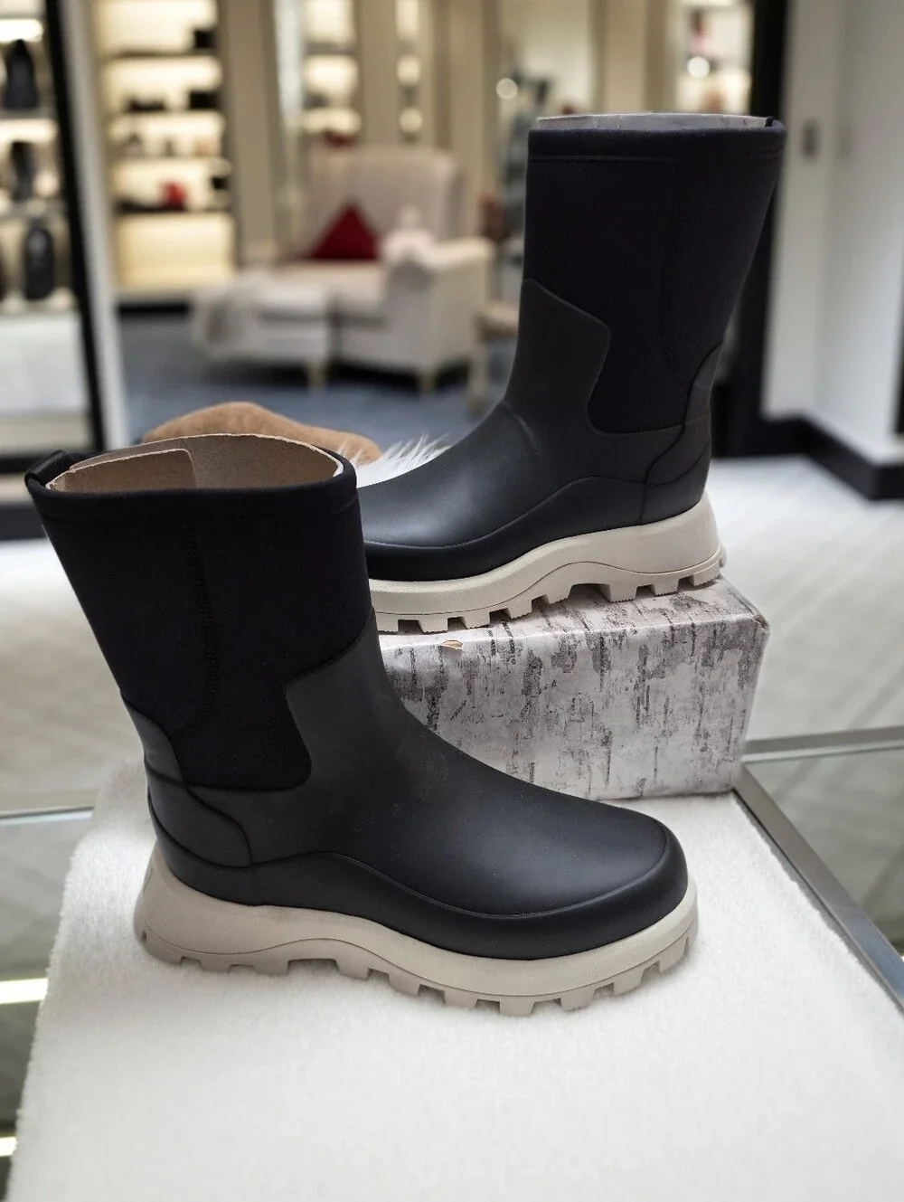 HUNTER CITY EXPLORER NEOPRENE RAIN BOOTS WOMEN'S SZ 8 EU 39 NEW $225